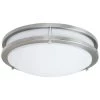 JR Brushed Nickel Indoor LED Flush Mount by AMAX LIGHTING