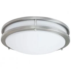 JR Brushed Nickel Indoor LED Flush Mount by AMAX LIGHTING