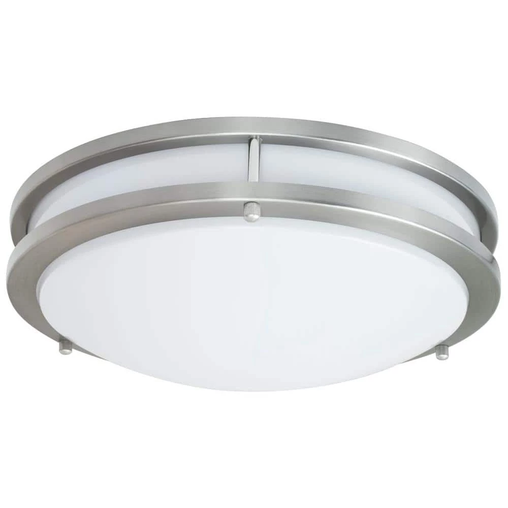 JR Brushed Nickel Indoor LED Flush Mount by AMAX LIGHTING 3 JR Brushed Nickel Indoor LED Flush Mount by AMAX LIGHTING
