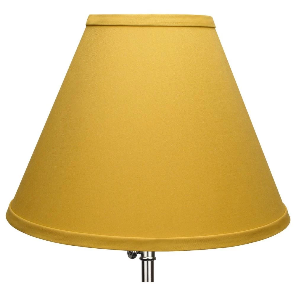 Fenchel Shades 12 in. Width x 9.5 in. Height Curry/Nickel Empire Lamp Shade by FenchelShades.com 4 Fenchel Shades 12 in. Width x 9.5 in. Height Curry/Nickel Empire Lamp Shade by FenchelShades.com - Image 2
