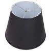 11 in. Top Diameter x 17 in. Bottom Diameter x 13 in. Slant Linen Charcoal Empire Lamp Shade by FenchelShades.com -AMAX LIGHTING Shop gray nickel fenchelshades com lamp shades 11 17 13 w l cha 64 1000