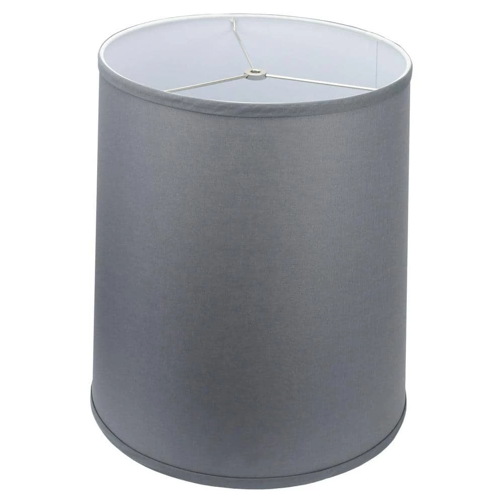 Fenchel Shades 13 in. Top Diameter x 15 in. Bottom Diameter x 17 in. Slant, Linen Graphite Empire Lamp Shade by FenchelShades.com 3 Fenchel Shades 13 in. Top Diameter x 15 in. Bottom Diameter x 17 in. Slant, Linen Graphite Empire Lamp Shade by FenchelShades.com