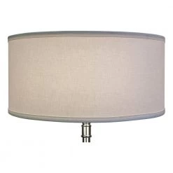 17 in. W x 8 in. H Shadow/Nickel Hardware Drum Lamp Shade by FenchelShades.com 10 17 in. W x 8 in. H Shadow/Nickel Hardware Drum Lamp Shade by FenchelShades.com -AMAX LIGHTING Shop gray nickel fenchelshades com lamp shades 17 17 8 w l shad 4f 1000