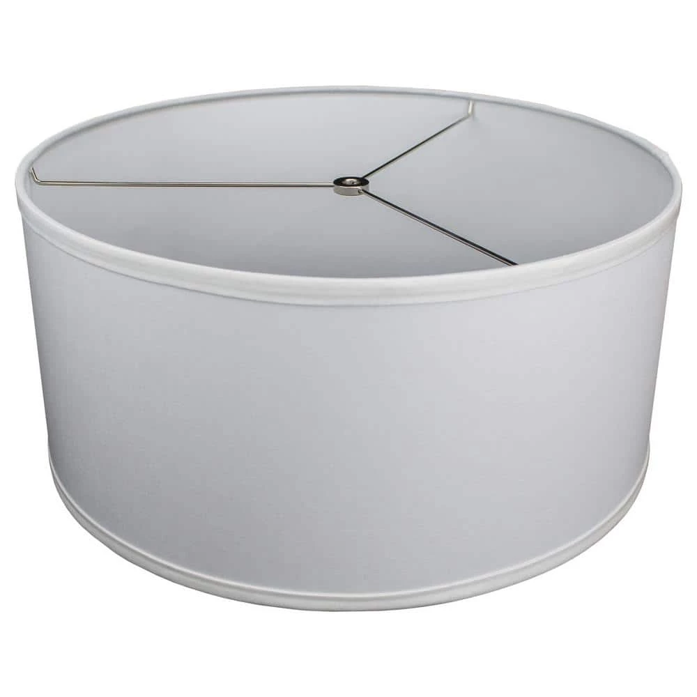 17 in. W x 8 in. H Shadow/Nickel Hardware Drum Lamp Shade by FenchelShades.com 3 17 in. W x 8 in. H Shadow/Nickel Hardware Drum Lamp Shade by FenchelShades.com