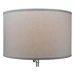 18 in. Top Diameter x 18 in. Bottom Diameter x 11 in. H Linen Shadow Drum Lamp Shade by FenchelShades.com 10 18 in. Top Diameter x 18 in. Bottom Diameter x 11 in. H Linen Shadow Drum Lamp Shade by FenchelShades.com -AMAX LIGHTING Shop gray nickel fenchelshades com lamp shades 18 18 11 w l shad 4f 1000