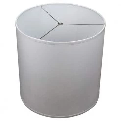 Fenchel Shades 18 in. Top Diameter x 18 in. Bottom Diameter x 18 in. Height Drum Lamp Shade - Linen Shadow by FenchelShades.com