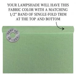 18 in. Top Diameter x 18 in. Bottom Diameter x 11 in. H Linen Celadon Drum Lamp Shade by FenchelShades.com -AMAX LIGHTING Shop green brass fenchelshades com lamp shades 18 18 11 wbr l cel 44 1000