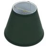 5 in. Top Diameter x 9 in. Bottom Diameter x 7 in. Slant Linen Hunter Green Empire Lamp Shade by FenchelShades.com