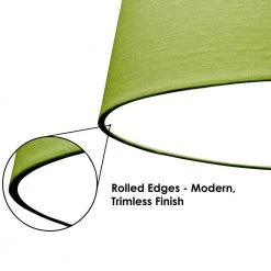 10 in. Top Diameter x 10 in. H x 10 in. Bottom Diameter Linen Peridot Drum Lamp Shade by FenchelShades.com -AMAX LIGHTING Shop green nickel fenchelshades com lamp shades 10 10 10 w l perid re 44 1000