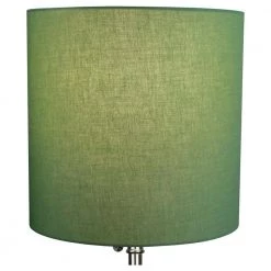 10 in. Top Diameter x 10 in. H x 10 in. Bottom Diameter Linen Peridot Drum Lamp Shade by FenchelShades.com -AMAX LIGHTING Shop green nickel fenchelshades com lamp shades 10 10 10 w l perid re 4f 1000