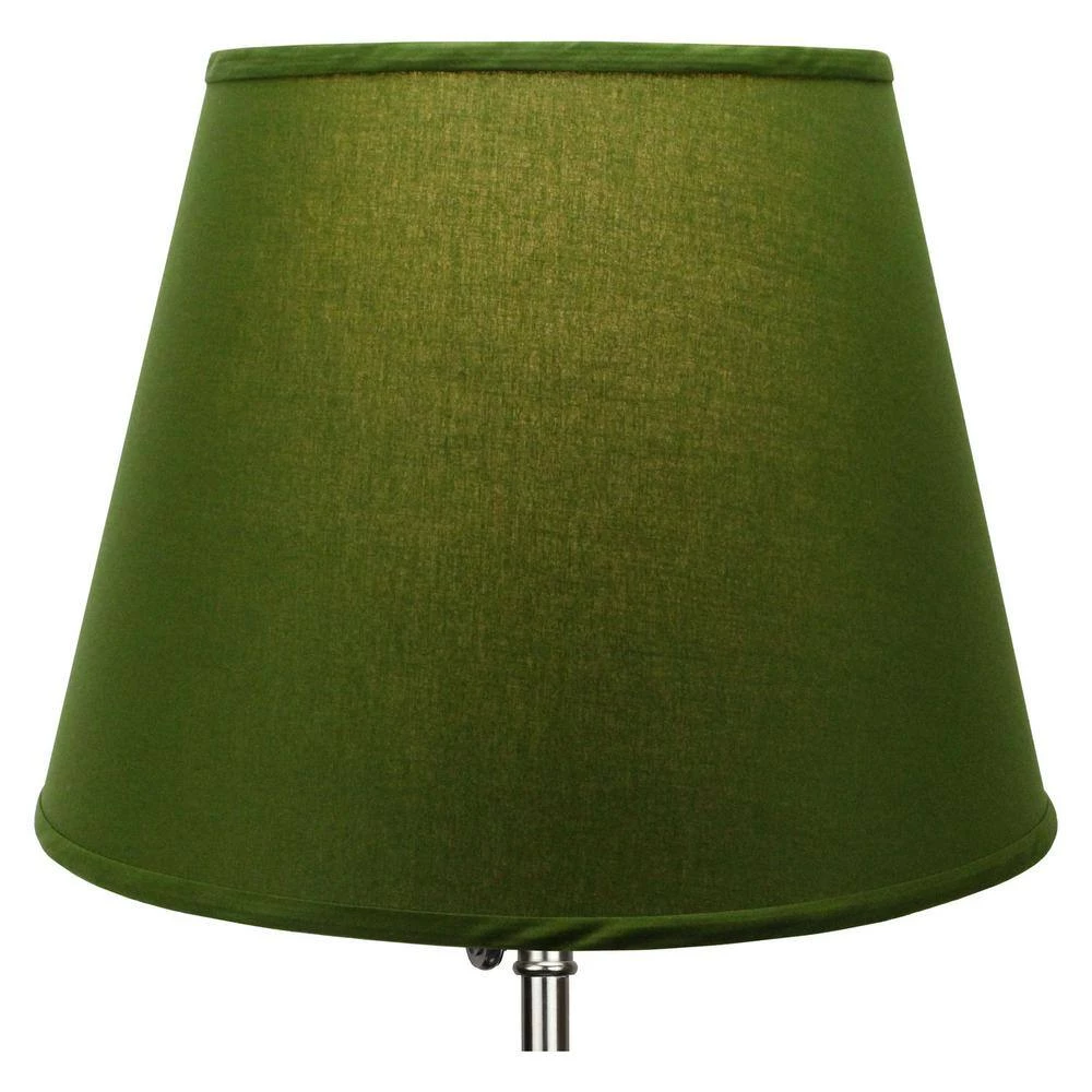 11 in. Top Diameter x 17 in. Bottom Diameter x 13 in. Slant Linen Avocado Empire Lamp Shade by FenchelShades.com 5 11 in. Top Diameter x 17 in. Bottom Diameter x 13 in. Slant Linen Avocado Empire Lamp Shade by FenchelShades.com - Image 3