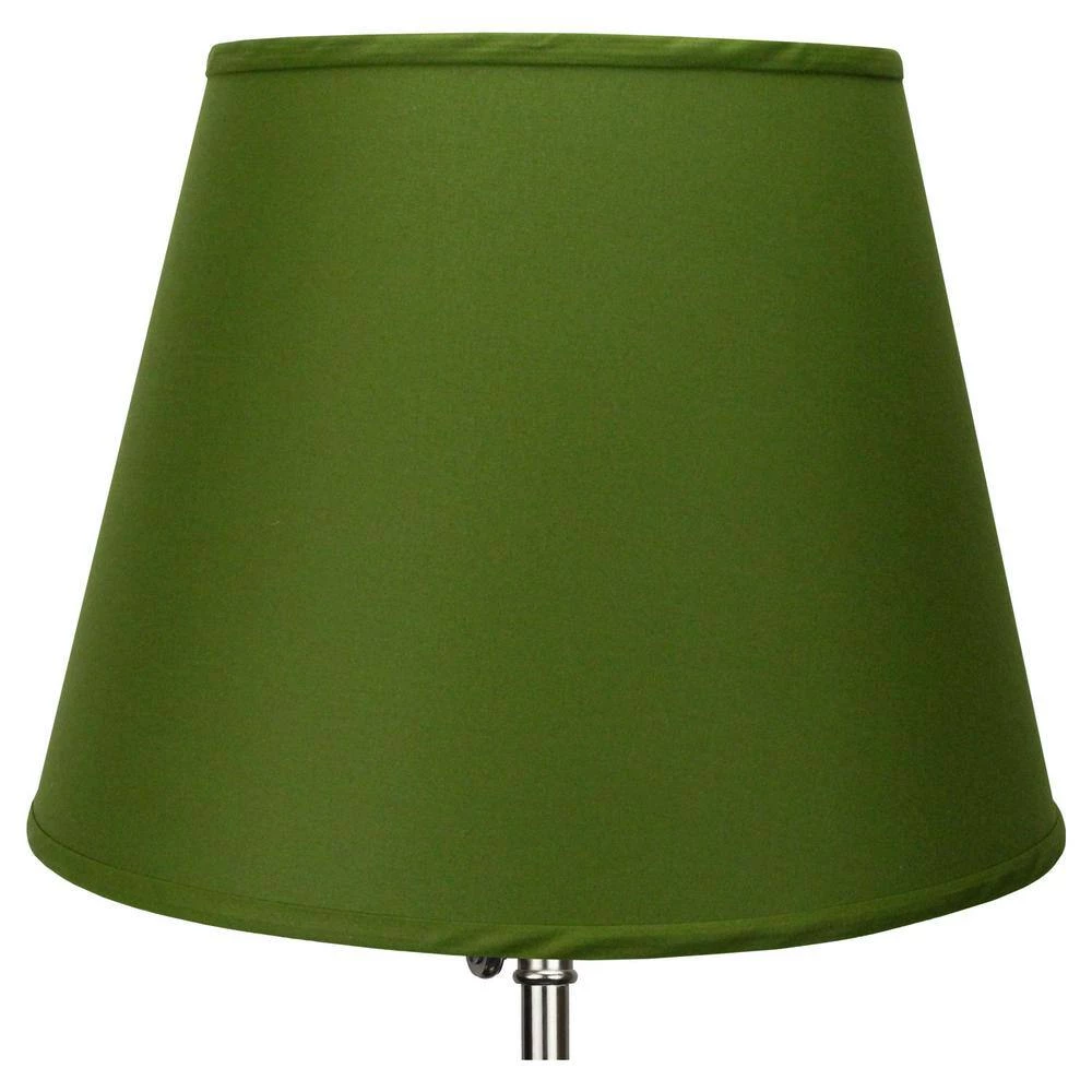 11 in. Top Diameter x 17 in. Bottom Diameter x 13 in. Slant Linen Avocado Empire Lamp Shade by FenchelShades.com 4 11 in. Top Diameter x 17 in. Bottom Diameter x 13 in. Slant Linen Avocado Empire Lamp Shade by FenchelShades.com - Image 2