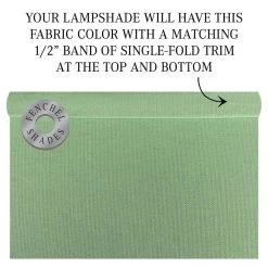 11 in. Top Diameter x 17 in. Bottom Diameter x 13 in. Slant Linen Celadon Empire Lamp Shade by FenchelShades.com 11 11 in. Top Diameter x 17 in. Bottom Diameter x 13 in. Slant Linen Celadon Empire Lamp Shade by FenchelShades.com -AMAX LIGHTING Shop green nickel fenchelshades com lamp shades 11 17 13 w l cel 44 1000