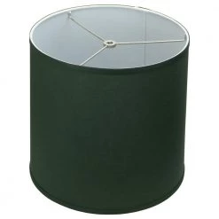 12 in. Top Diameter x 13 in. Bottom Diameter x 12 in. Linen Hunter Green Slant Empire Lamp Shade by FenchelShades.com