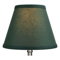 Fenchel Shades 5 in. Top Diameter x 9 in. Bottom Diameter x 7 in. Slant, Empire Lamp Shade - Linen Hunter Green by FenchelShades.com 9 Fenchel Shades 5 in. Top Diameter x 9 in. Bottom Diameter x 7 in. Slant, Empire Lamp Shade - Linen Hunter Green by FenchelShades.com -AMAX LIGHTING Shop green nickel fenchelshades com lamp shades 5 9 7 b l hun 4f 1000