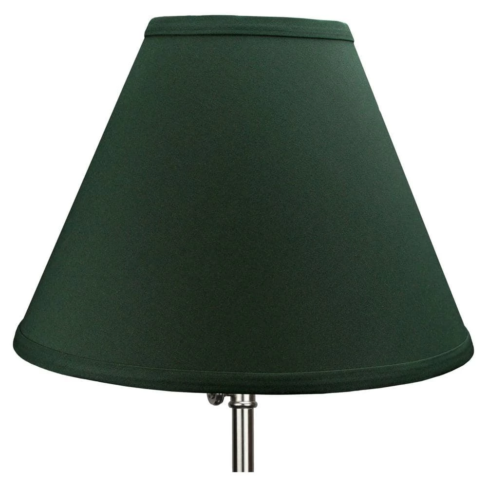 Fenchel Shades 12 in. Width x 8.25 in. Height Hunter Green/Nickel Finish Empire Lamp Shade by FenchelShades.com 4 Fenchel Shades 12 in. Width x 8.25 in. Height Hunter Green/Nickel Finish Empire Lamp Shade by FenchelShades.com - Image 2