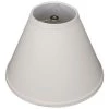 Fenchel Shades 12 in. Width x 8.25 in. Height Ivory/Nickel Finish Empire Lamp Shade by FenchelShades.com -AMAX LIGHTING Shop ivory nickel fenchelshades com lamp shades 5 12 9 w l ivo 64 1000