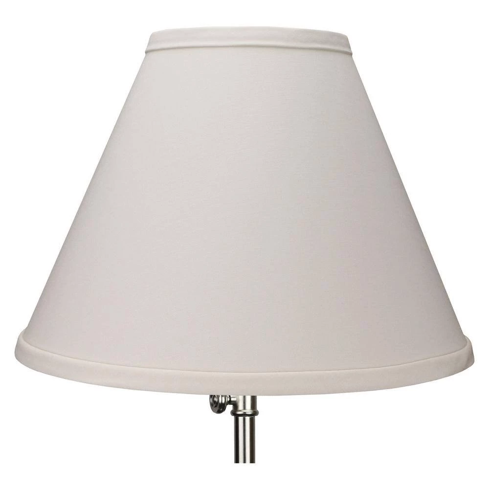 Fenchel Shades 12 in. Width x 8.25 in. Height Ivory/Nickel Finish Empire Lamp Shade by FenchelShades.com 4 Fenchel Shades 12 in. Width x 8.25 in. Height Ivory/Nickel Finish Empire Lamp Shade by FenchelShades.com - Image 2