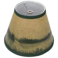 5 in. Top Diameter x 9.5 in. Bottom Diameter x 7 in. Slant Lakescape Empire Lamp Shade by FenchelShades.com