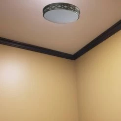 Diamond Lattice 10 in. 1-Light Nickel LED Flush Mount 4000k by AMAX LIGHTING -AMAX LIGHTING Shop nickel amax lighting flush mount lights led jr001dn c3 1000