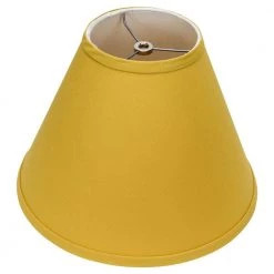 Fenchel Shades 12 in. Width x 8.25 in. Height Curry/Nickel Finish Empire Lamp Shade by FenchelShades.com