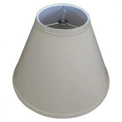 Fenchel Shades 12 in. Width x 8.25 in. Height Stone/Nickel Finish Empire Lamp Shade by FenchelShades.com