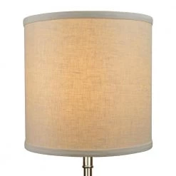 10.5 in. W x 10.5 in. H Natural/Brass Hardware Drum Lamp Shade by FenchelShades.com -AMAX LIGHTING Shop off white brass fenchelshades com lamp shades 10 5 10 5 10 5 wbr dl nat 4f 1000