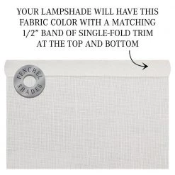 12 in. Top Diameter x 13 in. Bottom Diameter x 12 in. Slant Designer Linen Off White Empire Lamp Shade by FenchelShades.com -AMAX LIGHTING Shop off white brass fenchelshades com lamp shades 12 13 12 wbr dl off 44 1000