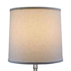 12 in. Top Diameter x 13 in. Bottom Diameter x 12 in. Slant Designer Linen Off White Empire Lamp Shade by FenchelShades.com -AMAX LIGHTING Shop off white brass fenchelshades com lamp shades 12 13 12 wbr dl off 4f 1000