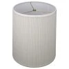 Fenchel Shades 13 in. Top Diameter x 15 in. Bottom Diameter x 17 in. Slant, Pleated Mushroom Cream Empire Lamp Shade by FenchelShades.com -AMAX LIGHTING Shop off white brass fenchelshades com lamp shades 13 15 17 wbr pm cre 64 1000
