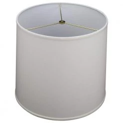 14 in. Top Diameter x 16 in. Bottom Diameter x 14 in. Slant Linen Cream Empire Lamp Shade by FenchelShades.com