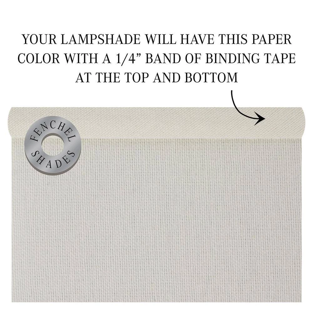 14 in. Top Diameter x 16 in. Bottom Diameter x 14 in. Slant Linen Cream Empire Lamp Shade by FenchelShades.com 7 14 in. Top Diameter x 16 in. Bottom Diameter x 14 in. Slant Linen Cream Empire Lamp Shade by FenchelShades.com - Image 5