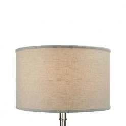 18 in. Top Diameter x 18 in. Bottom Diameter x 11 in. H Designer Linen Natural Drum Lamp Shade by FenchelShades.com -AMAX LIGHTING Shop off white brass fenchelshades com lamp shades 18 18 11 wbr dl nat 4f 1000
