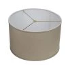 18 in. Top Diameter x 18 in. Bottom Diameter x 11 in. H Designer Linen Natural Drum Lamp Shade by FenchelShades.com -AMAX LIGHTING Shop off white brass fenchelshades com lamp shades 18 18 11 wbr dl nat 64 1000