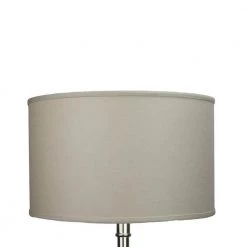 18 in. Top Diameter x 18 in. Bottom Diameter x 11 in. H Designer Linen Natural Drum Lamp Shade by FenchelShades.com -AMAX LIGHTING Shop off white brass fenchelshades com lamp shades 18 18 11 wbr dl nat c3 1000