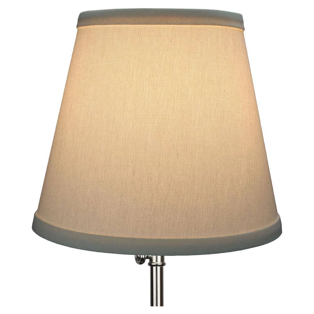 Fenchel Shades 5 in. Top Diameter x 8 in. Bottom Diameter x 7 in. Slant Empire Lamp Shade - Linen Cream by FenchelShades.com 5 Fenchel Shades 5 in. Top Diameter x 8 in. Bottom Diameter x 7 in. Slant Empire Lamp Shade - Linen Cream by FenchelShades.com - Image 3