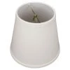 Fenchel Shades 5 in. Top Diameter x 8 in. Bottom Diameter x 7 in. Slant Empire Lamp Shade - Linen Cream by FenchelShades.com