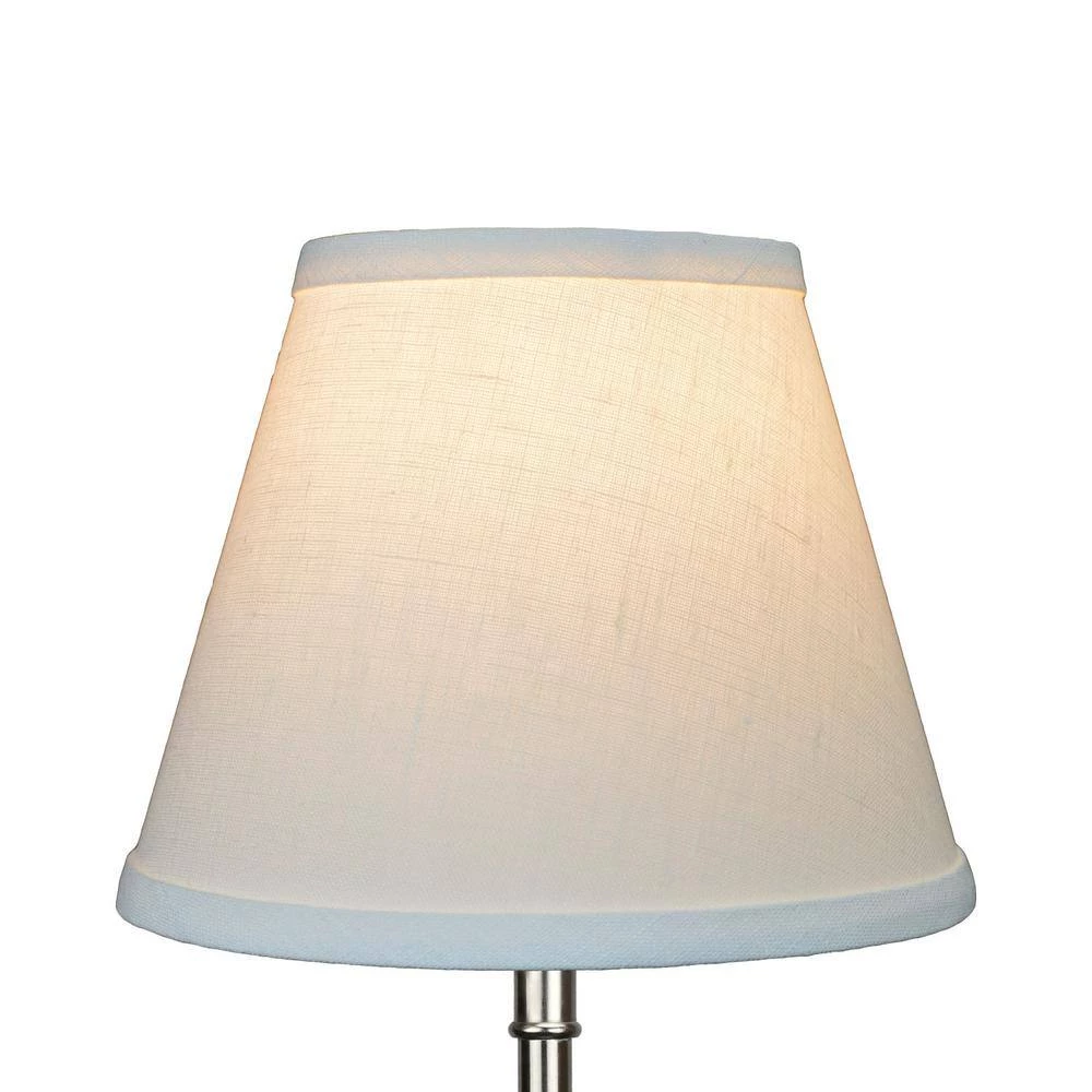 Fenchel Shades 5 in. Top Diameter x 9 in. Bottom Diameter x 7 in. Slant, Empire Lamp Shade - Designer Linen Off White by FenchelShades.com 5 Fenchel Shades 5 in. Top Diameter x 9 in. Bottom Diameter x 7 in. Slant, Empire Lamp Shade - Designer Linen Off White by FenchelShades.com - Image 3