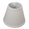 Fenchel Shades 5 in. Top Diameter x 9 in. Bottom Diameter x 7 in. Slant, Empire Lamp Shade - Designer Linen Off White by FenchelShades.com -AMAX LIGHTING Shop off white brass fenchelshades com lamp shades 5 9 7 bbr dl off 64 1000