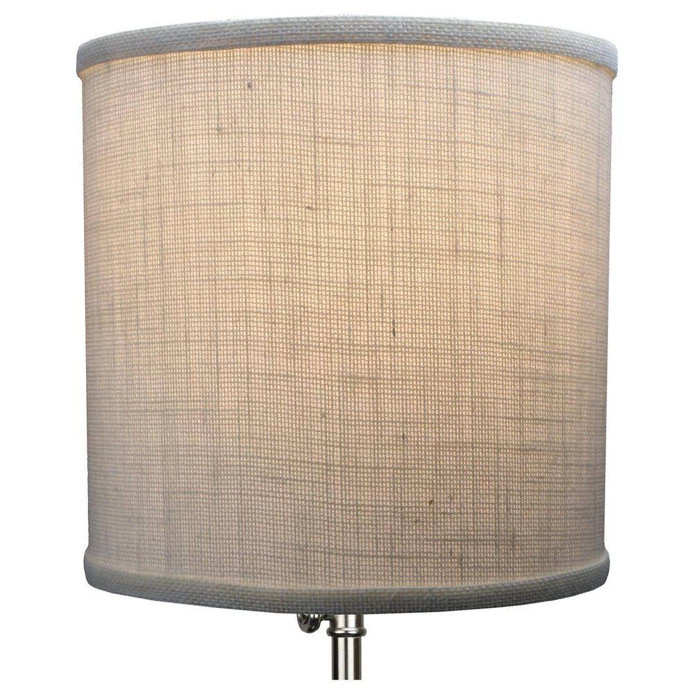 10 in. Top Diameter x 10 in. H x 10 in. Bottom Diameter Burlap Off White Drum Lamp Shade by FenchelShades.com 5 10 in. Top Diameter x 10 in. H x 10 in. Bottom Diameter Burlap Off White Drum Lamp Shade by FenchelShades.com - Image 3