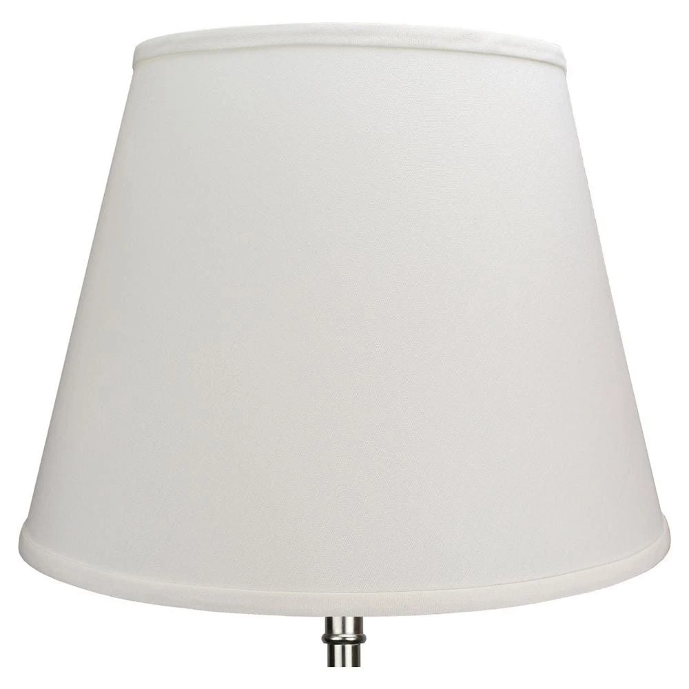 11 in. Top Diameter x 17 in. Bottom Diameter x 13 in. Slant Linen Cream Empire Lamp Shade by FenchelShades.com 4 11 in. Top Diameter x 17 in. Bottom Diameter x 13 in. Slant Linen Cream Empire Lamp Shade by FenchelShades.com - Image 2