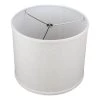 12 in. Top Diameter x 10 in. H x 12 in. Bottom Diameter Burlap Off White Drum Lamp Shade by FenchelShades.com -AMAX LIGHTING Shop off white nickel fenchelshades com lamp shades 12 12 10 w b off 64 1000