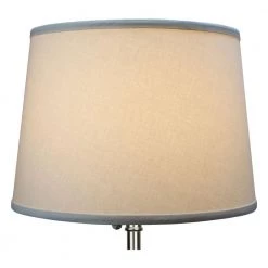 12 in. Top Diameter x 14 in. Bottom Diameter x 10 in. Linen Ivory Slant Empire Lamp Shade by FenchelShades.com -AMAX LIGHTING Shop off white nickel fenchelshades com lamp shades 12 14 10 w l ivo 4f 1000