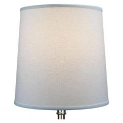 Fenchel Shades 13 in. Top Diameter x 15 in. Bottom Diameter x 15 in. Slant Empire Lamp Shade - Designer Linen Off White by FenchelShades.com 9 Fenchel Shades 13 in. Top Diameter x 15 in. Bottom Diameter x 15 in. Slant Empire Lamp Shade - Designer Linen Off White by FenchelShades.com -AMAX LIGHTING Shop off white nickel fenchelshades com lamp shades 13 15 15 w dl off 4f 1000