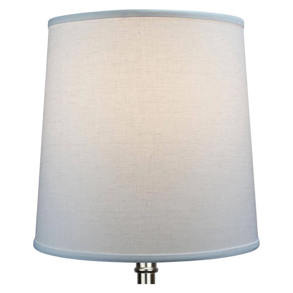 Fenchel Shades 13 in. Top Diameter x 15 in. Bottom Diameter x 15 in. Slant Empire Lamp Shade - Designer Linen Off White by FenchelShades.com 5 Fenchel Shades 13 in. Top Diameter x 15 in. Bottom Diameter x 15 in. Slant Empire Lamp Shade - Designer Linen Off White by FenchelShades.com - Image 3