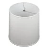 Fenchel Shades 13 in. Top Diameter x 15 in. Bottom Diameter x 15 in. Slant Empire Lamp Shade - Designer Linen Off White by FenchelShades.com