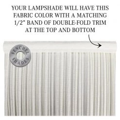 Fenchel Shades 13 in. Top Diameter x 15 in. Bottom Diameter x 17 in. Slant, Pleated Mushroom Cream Empire Lamp Shade by FenchelShades.com 11 Fenchel Shades 13 in. Top Diameter x 15 in. Bottom Diameter x 17 in. Slant, Pleated Mushroom Cream Empire Lamp Shade by FenchelShades.com -AMAX LIGHTING Shop off white nickel fenchelshades com lamp shades 13 15 17 w pm cre df 44 1000