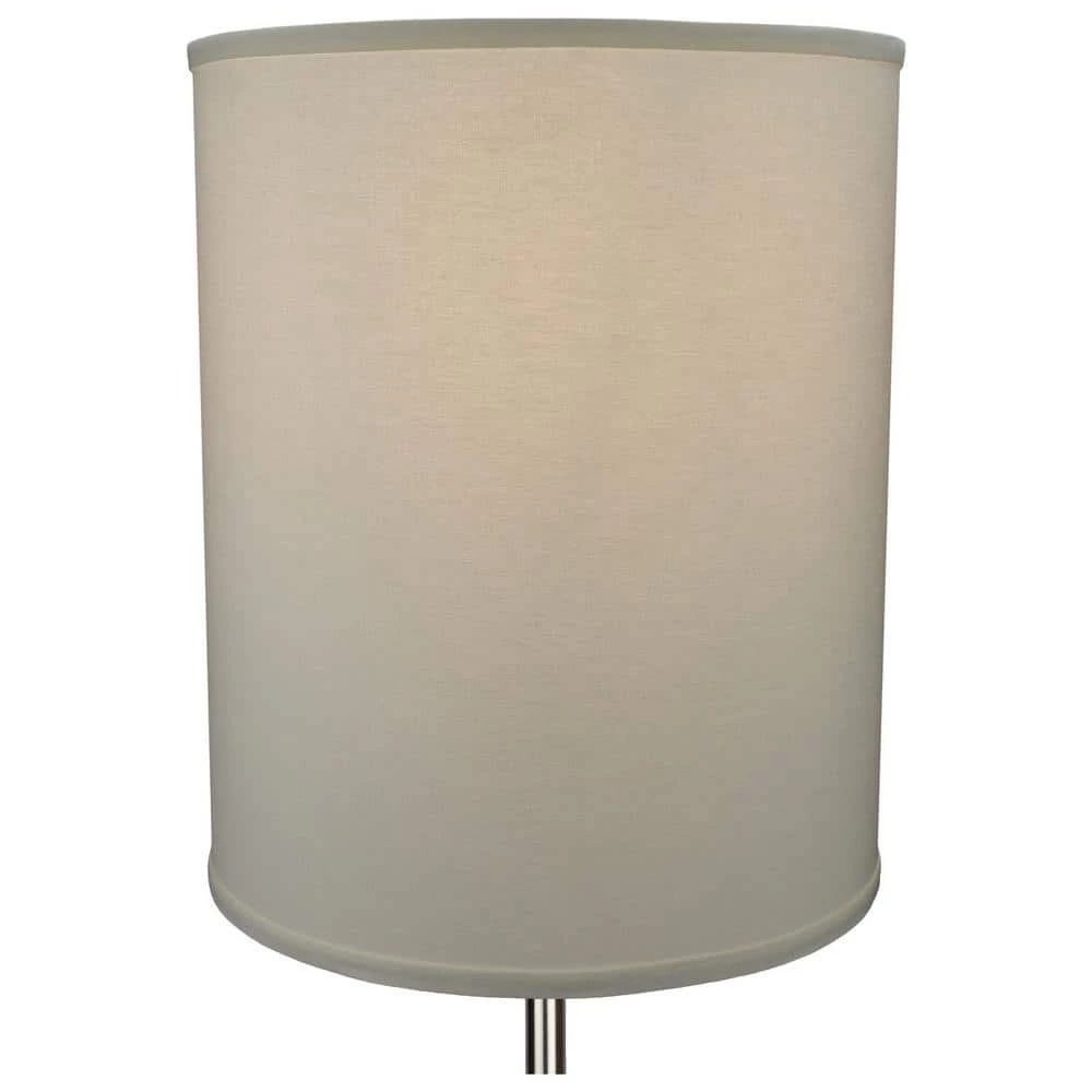 14 in. Top Diameter x 14 in. Bottom Diameter x 18 in. Height Linen Cream Drum Lamp Shade by FenchelShades.com 5 14 in. Top Diameter x 14 in. Bottom Diameter x 18 in. Height Linen Cream Drum Lamp Shade by FenchelShades.com - Image 3