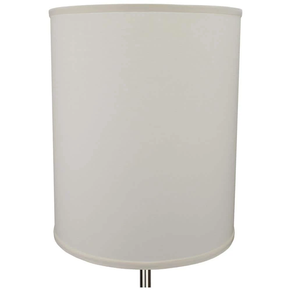 14 in. Top Diameter x 14 in. Bottom Diameter x 18 in. Height Linen Cream Drum Lamp Shade by FenchelShades.com 4 14 in. Top Diameter x 14 in. Bottom Diameter x 18 in. Height Linen Cream Drum Lamp Shade by FenchelShades.com - Image 2