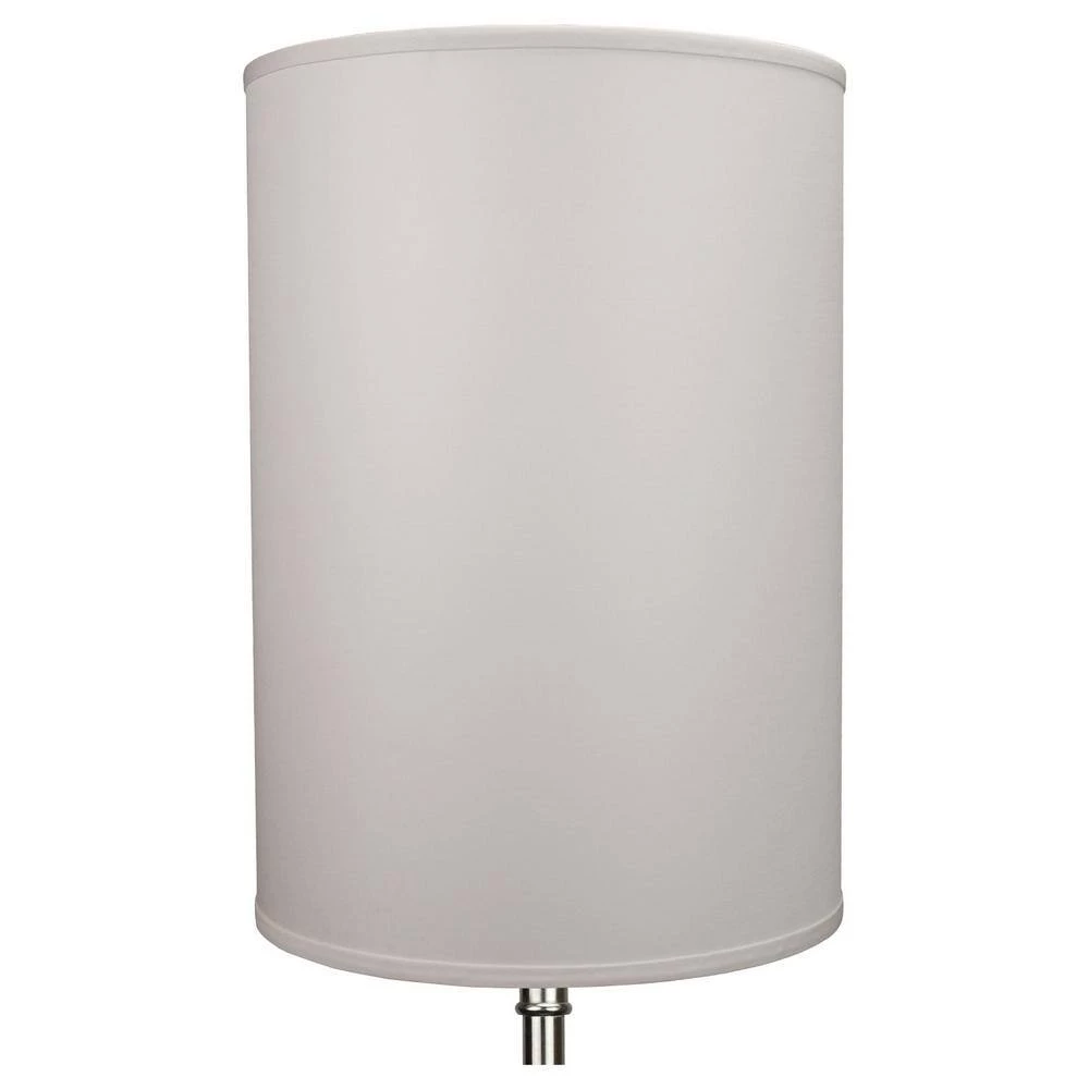 14 in. Top Diameter x 14 in. Bottom Diameter x 20 in. Height Linen Ivory Drum Lamp Shade by FenchelShades.com 4 14 in. Top Diameter x 14 in. Bottom Diameter x 20 in. Height Linen Ivory Drum Lamp Shade by FenchelShades.com - Image 2